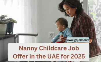 Nanny Childcare Job Offer in the UAE for 2025